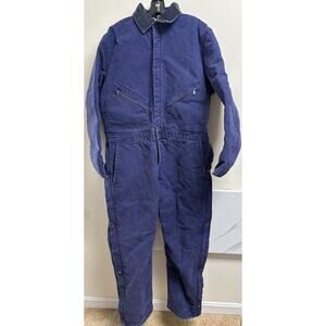 Vintage Walls Blizzard-Pruf Insulated Coveralls Blue Mens 48 Regular USA